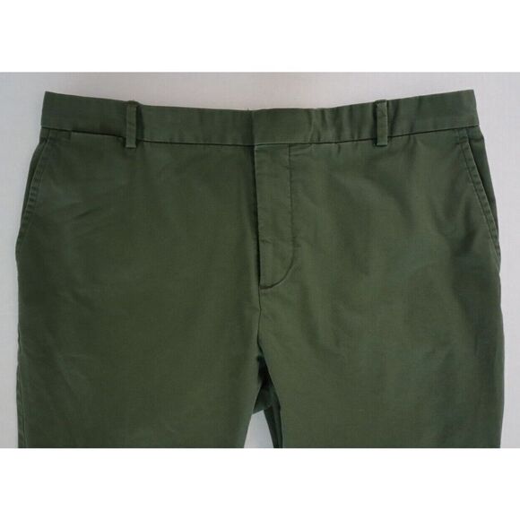 Polo Ralph Lauren Men's 38x34 New Army Olive Green Stretch Chino Suit Pants $148 - Picture 4 of 11